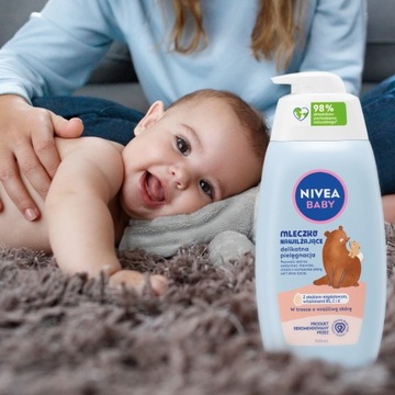 NIVEA BABY Нежное увлажняющее молочко для детей и младенцев 2 x 500 мл