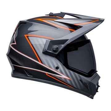 ШЛЕМ BELL MX-9 ADVENTURE MIPS DALTON ЧЕРНЫЙ/ОРАНЖЕВЫЙ XL