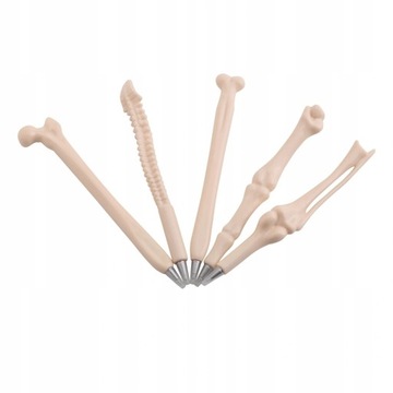 5 ШТ. РУЧКА CREATIVE Bone Shape 0,7MM, СИНЯЯ