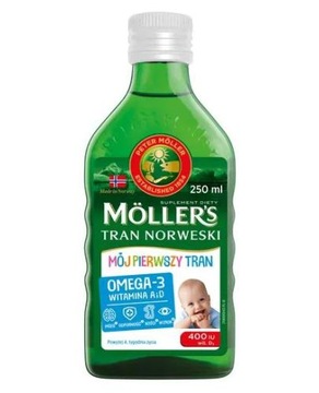 MOLLER'S MOLLERS MÓJ PIERWSZY TRAN250ML /KWASY OMEGA-3