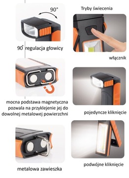 РАБОЧАЯ ЛАМПА ЛАМПА ДЛЯ МАСТЕРСКОЙ COB СВЕТОДИОДНАЯ ТУРИСТИЧЕСКАЯ ЛАМПА ДЛЯ КЕМПИНГА 3 Вт