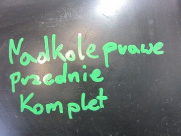 BMW X3 F25 X4 NADKOLE PRAWE PPRZÓD KOMPLET 7213642