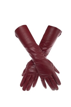 ДЛИННЫЕ КОЖАНЫЕ ПЕРЧАТКИ РАЗМЕР S