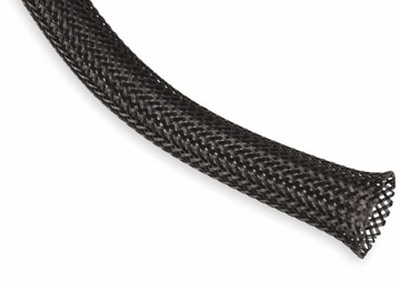 POLIESTROWA OSŁONA KABLI 6mm SZEROKA 5 mb DŁUGA SNAKE SKIN OPLOT PRZEWODÓW