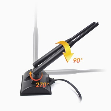 WIFI АНТЕННА 2,4 ГГц 5 ГГц всенаправленная RP-SMA 6DBI