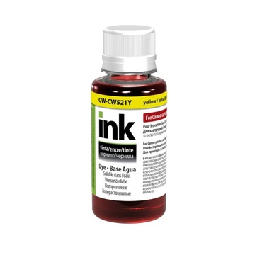 Tusz Żółty ColorWay Do Drukarek Canon 100 ml