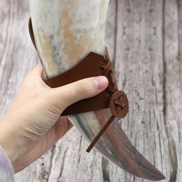 Koza rogi kubek kubek do picia róg kubek Viking Me