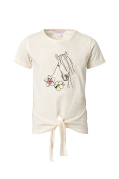 Koszulka jeździecka t-shirt dziecięcy Horze SOENA r.146-152