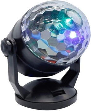 Lampa dyskotekowa LED, aktywowana d?wi?kiem,