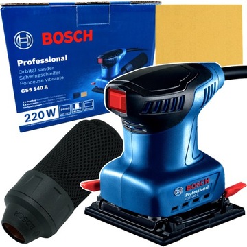 Szlifierka oscylacyjna 220W 101x112mm BOSCH GSS 140A 06012A8021