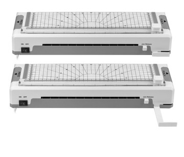 LAMINATOR A4 LAMINARKA + GRATIS 100 Folii A4 TRYMER ZAOKRĄGLACZ DZIURKACZ