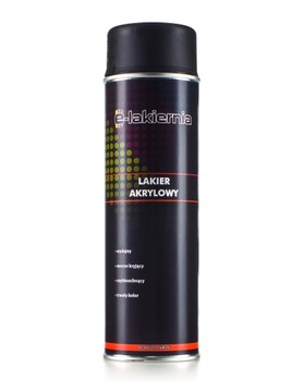 e-lakiernia LAKIER AKRYLOWY SPRAY CZARNY MAT 500ml