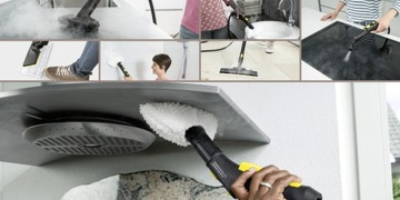 Пароочиститель Karcher SC5 EasyFix 2200W + набор аксессуаров для дома