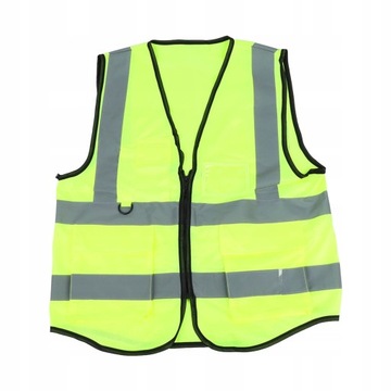FLUORESCENCYJNA ZIELONA KAMIZELKA ODBLASKOWA