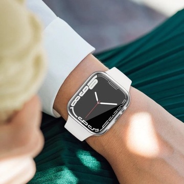 ЧЕХОЛ ДЛЯ APPLE WATCH 7/8/9 41 мм/45 мм РАЗНЫЕ ЦВЕТА СИЛИКОНОВАЯ ЗАЩИТА КОРПУСА
