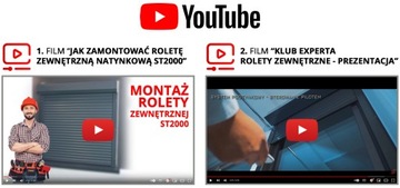 ROLETA ZEWNĘTRZNA portos okno 100x100cm biała