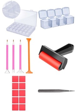 TABLICA LED Z AKCESORIAMI + HAFT DIAMENTOWY ALEJA