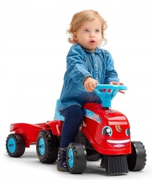 Traktor dziecięcy FALK z przyczepą Jeździk dla dziecka 1+