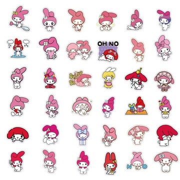 НАКЛЕЙКИ Hello Kitty My Melody 100 шт.