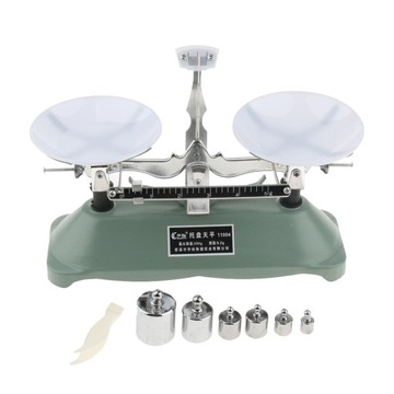 Наборы лабораторного оборудования Механические настольные весы с набором гирь в граммах