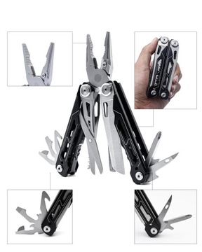 МНОГОФУНКЦИОНАЛЬНЫЙ НАБОР ИНСТРУМЕНТОВ + ЧЕХОЛ - черный