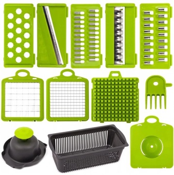 Кухонная овощерезка для фруктов, многофункциональная терка-ломтерезка 14в1