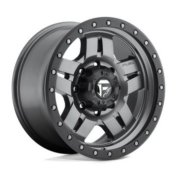 Felga aluminiowa D558 Anza Matte GUN Metal Black Bead Ring Fuel