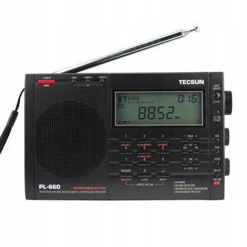 Tecsun PL-660 Przenośne radio stereo FM AM SW SSB