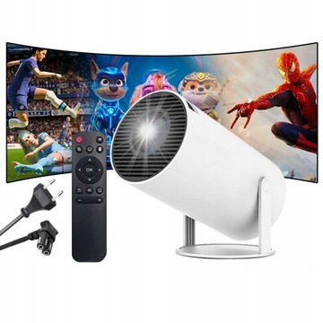ПРОЕКТОР ПОРТАТИВНЫЙ ПРОЕКТОР SMART FULL HD TV HDMI ANDROID WIFI BLUETOOTH