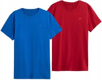TSHIRT 2-PACK 4F KOSZULKA BAWEŁNA ZESTAW r.M