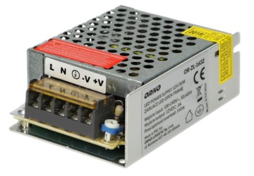 ORNO МОДУЛЬНЫЙ БЛОК ПИТАНИЯ 12В 36ВТ 3А LED CCTV IP20 ДЛЯ ОСВЕЩАЮЩИХ ЛЕНТ