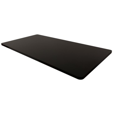 Solidny BLAT 140x70cm 25mm Zaokrąglone Rogi CZARNY