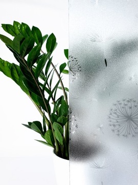 Статическая оконная пленка, Одуванчики, Украшение окон