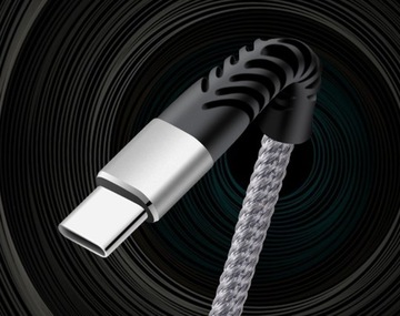 ПРЕМИАЛЬНЫЙ КАБЕЛЬ USB-C ДЛЯ ЗАРЯДНОГО УСТРОЙСТВА USB ТИПА C ТИПА C НА USB, 2 м, 2,4 А, QC 3.0