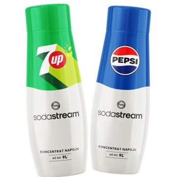 Zestaw koncentratów PEPSI + 7UP SodaStream