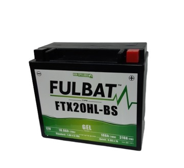 Akumulator Fulbat FTX20HL-BS GEL