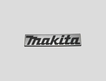 MAKITA naklejka emblemat 114x26mm * SREBRNA