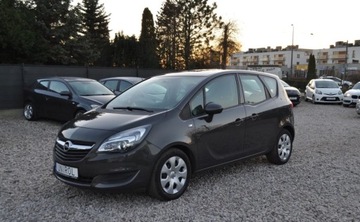 Opel Meriva II Mikrovan Facelifting 1.4 Turbo ECOTEC 120KM 2017 Opel Meriva LIFT 1.4 Benzyna GAZ Klimatyzacja Grzane fotele kierownica 1.4