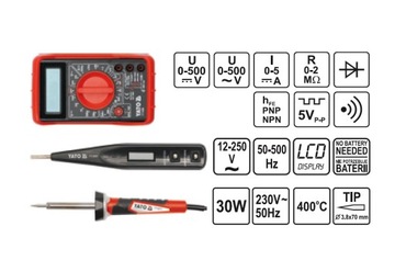 YATO YT-39009 НАБОР ИНСТРУМЕНТОВ ДЛЯ ЭЛЕКТРИКА 68 ПРЕДМЕТОВ.