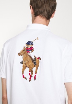 Koszulka polo męska z logo Polo Ralph Lauren L