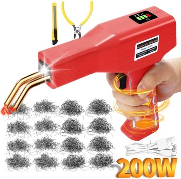 ELEKTRYCZNY ZSZYWARKA ZGRZEWARKA DO PLASTIKU 200W 200 ZSZYWEK