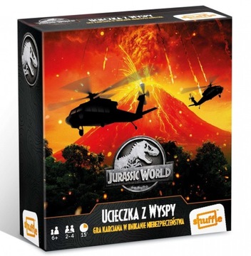 GRA KARCIANA JURASSIC WORLD UCIECZKA Z WYSPY CARTAMUNDI