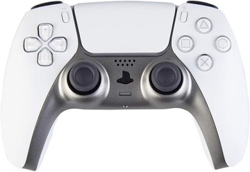 СЕРАЯ ВСТАВКА ПЕРЕДНЕЙ ПАНЕЛИ ДЕКОР КОРПУСА PS5 PAD 2 ШТ. + 8 НАКЛАДОК JOG