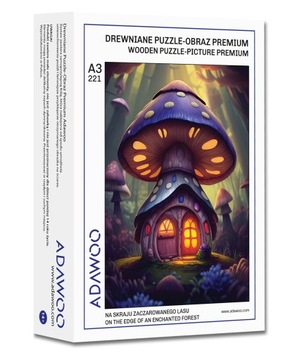 Puzzle Drewniane Na skraju Zaczarowanego Lasu A3