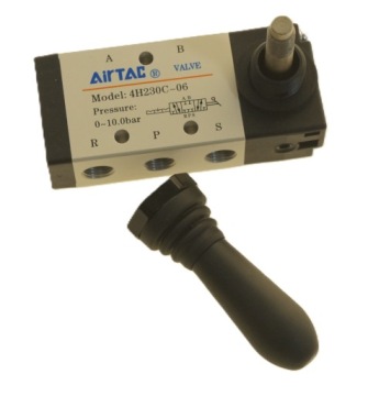 РУЧНОЙ КЛАПАН AIRTAC 4H230C-06 4H230C06G 5/3 -1/8 ЗАКРЫТ