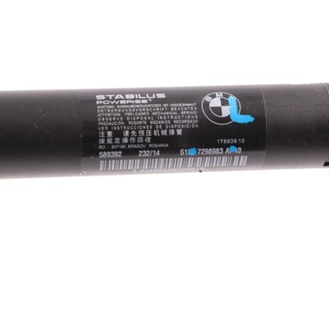 BMW F34 VZPĚRA/TLAKOVAČ KRYT KUFRU LEVÝ 7298983