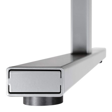 КОНФ ТАБЛИЦА ФОРМА Т |200 x 100 см | СЕРЫЙ | ОВАЛ