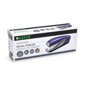 МЕТАЛЛИЧЕСКИЙ СТЕПЛЕР LEITZ NEXXT, СРЕДНИЙ, СИНИЙ