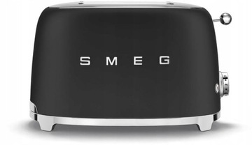 Toster SMEG TSF01BLMEU czarny mat matowy