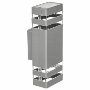 Lampa kinkiet elewacyjny ogrodowy INEZ DUO grey